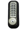 Lockey 2210KO Mechanical Digital Deadbolt Door Lock With Key Override