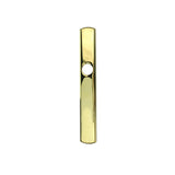 HOPPE CONTEMPORARY EXTERIOR BACKPLATE M216N FOR INACTIVE HANDLESETS - RESISTA BRASS