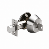 Marks USA 130M Double Cylinder Deadbolt, Marks C Keyway, 6 Pin, Keyed Different, 2-3/4in Backset, Grade 1