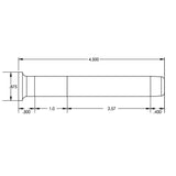 Emtek 2233 Extendable Baseboard Door Bumper