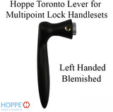 Blemished - Toronto Lever Handle for Left Handed Multipoint Lock Handlesets - Rustic Umber