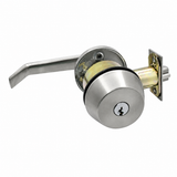 Marks USA 145KL Single Cylinder Deadbolt - Grade 1 Defender Cylindrical Cartridge Deadlatch, Cylinder x Lever