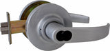 Marks USA 295RS LFIC Yale 6 Pin - Classroom Lever Lockset, Curved Lever, Yale Large Format IC, Less Core, 2-3/4in Backset, ANSI Strike, Grade 1