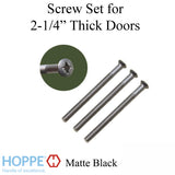Hoppe 65mm Screw Packs for Back Plates - Matte Black