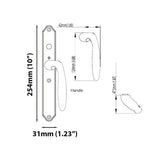 VERONA M151VK/M2170N DUMMY PAIR, - Polished CHROME , 2082863