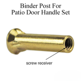 SCREW RECEIVER / BINDER POST FOR PATIO DOOR HANDLE SET TRIM HANDLE SET