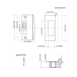 23190003 Rockwell Multipoint Lock Strikeplate