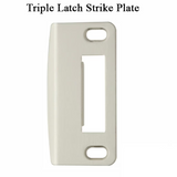 STRIKE PLATE, MULTIPOINT LOCK TRIPLE LATCH - STAINLESS STEEL