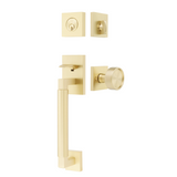Emtek 4204 Hercules Smooth Sectional Dummy Set Handleset - Brass Tubular