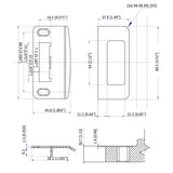 23320003 Rockwell Multipoint Lock Adjustable Strikeplate