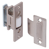 23380003 Adjustable Door Roller Latch in Brushed Nickel Finish