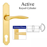 Handleset, New Orleans M1610/374N, Active - Resista Brass