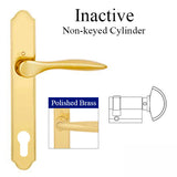 Handleset, New Orleans M1610/374N, Inactive - Resista Brass