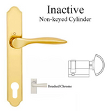 Handleset, New Orleans M1610/374N, Inactive - Brushed Chrome , 2338355
