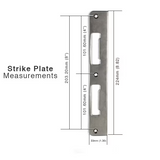 Stainless Steel Latch and Deadbolt Strike 2342311