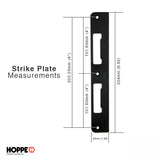 Strike Plate, PC0039N, Latch &amp; Deadbolt 1.30 x 8.82 - Oil R. Brass.