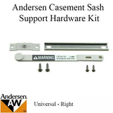 Andersen Perma-Shield Casement Windows - Sash Support Hardware Kit - Universal - Right