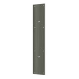 Push Plate 20" for 10" Door Pull