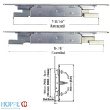 In Active Hoppe Mortise Flush Bolt 2391201. New Hoppe Item #40006445