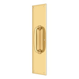 Push Plate w/ Handle 3-1/2" x 15 " - Handle 5-1/4"