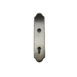 HOPPE WIDE TRADITIONAL EXTERIOR BACKPLATE M3965N FOR ACTIVE HANDLESETS - SATIN NICKEL
