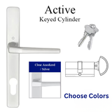 HOPPE MULTIPOINT LOCK HANDLESET -  A117/2246N - FRANKFURT CONTEMPORARY