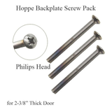 M5 x 70mm Handle Screws, 3 pack - 2-3/8 inch thick door - Antique Nickel / Dark Bronze Metallic - 2445927