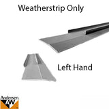 Interlock Weatherstrip, 2 Panel, Stat or Oper Pane - Weatherstrip only