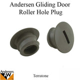 Andersen Hole Plug PSII Sliding Doors Tandem Roller Adjuster Terratone Hole Plug