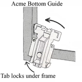 Acme 4051, Panel Jacket 7/8 Wheel, Top Roller - Pairs - 25112