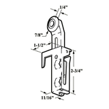 Left And Right Acme Top Roller Pair And Corner Brackets For Sliding Panel Door - 25148