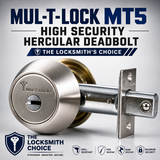 *Mul-T-Lock MT5+ Hercular Deadbolt