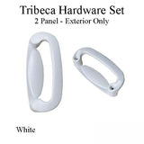 Andersen Tribeca 2-Panel Exterior Trim Hardware - White