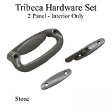 Andersen Tribeca 2-Panel Interior Trim Hardware - Stone