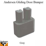 Andersen Frenchwood Gliding Doors - Bumper - Stop Extension - Retractable Insect Screen - Gray