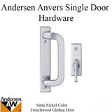 Andersen Frenchwood Gliding Door Trim Anvers 2 Panel Interior & Exterior, Brushed/Satin Nickel