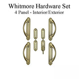 Andersen Whitmore 4-Panel Gliding Door Interior/Exterior Hardware Set - Antique Brass