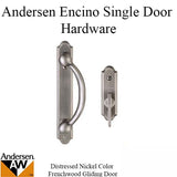 Andersen Frenchwood Gliding Door Trim Encino, 2 Panel Interior &amp; Exterior - Distressed Nickel