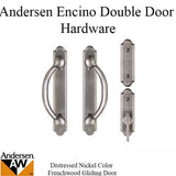 Andersen Frenchwood Gliding Door Trim Encino, 4 Panel Interior & Exterior - Distressed Nickel