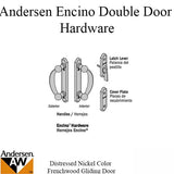 Andersen Frenchwood Gliding Door Trim Encino, 4 Panel Interior &amp; Exterior - Distressed Nickel