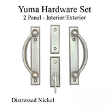 Andersen Yuma 2-Panel Gliding Door Interior/Exterior Trim Hardware - Distressed Nickel