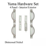 Andersen Yuma 4-Panel Gliding Door Interior/Exterior Trim Hardware - Distressed Nickel