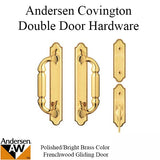 Andersen Covington 4 Panel Hardware Set - Polished Brass