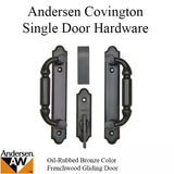 Andersen Frenchwood Gliding Door Trim Covington, 2 Panel Interior &amp; Exterior - Oil Rubbed Bronze