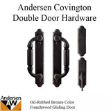 Andersen Frenchwood Gliding Door Trim Covington, 4 Panel Interior &amp; Exterior - Oil Rubbed Bronze