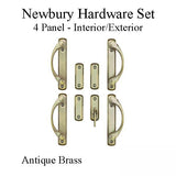 Andersen Newbury 4 Panel Gliding Door Hardware Set - Antique Brass