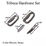 Andersen 4 Panel Gliding Door Tribeca Interior/Exterior Hardware Set - Stone