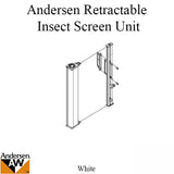 Retainer w/Screws - Retractable Insect Screen -for Andersen FGD made Aug. 03 to May 07 - White