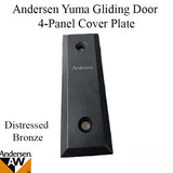 Andersen Frenchwood Gliding Doors - Cover Plate - Yuma - 4 Panel - Distressed Bronze