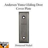 Andersen Frenchwood Gliding Doors - Cover Plate - Yuma - 4 Panel - Distressed Nickel